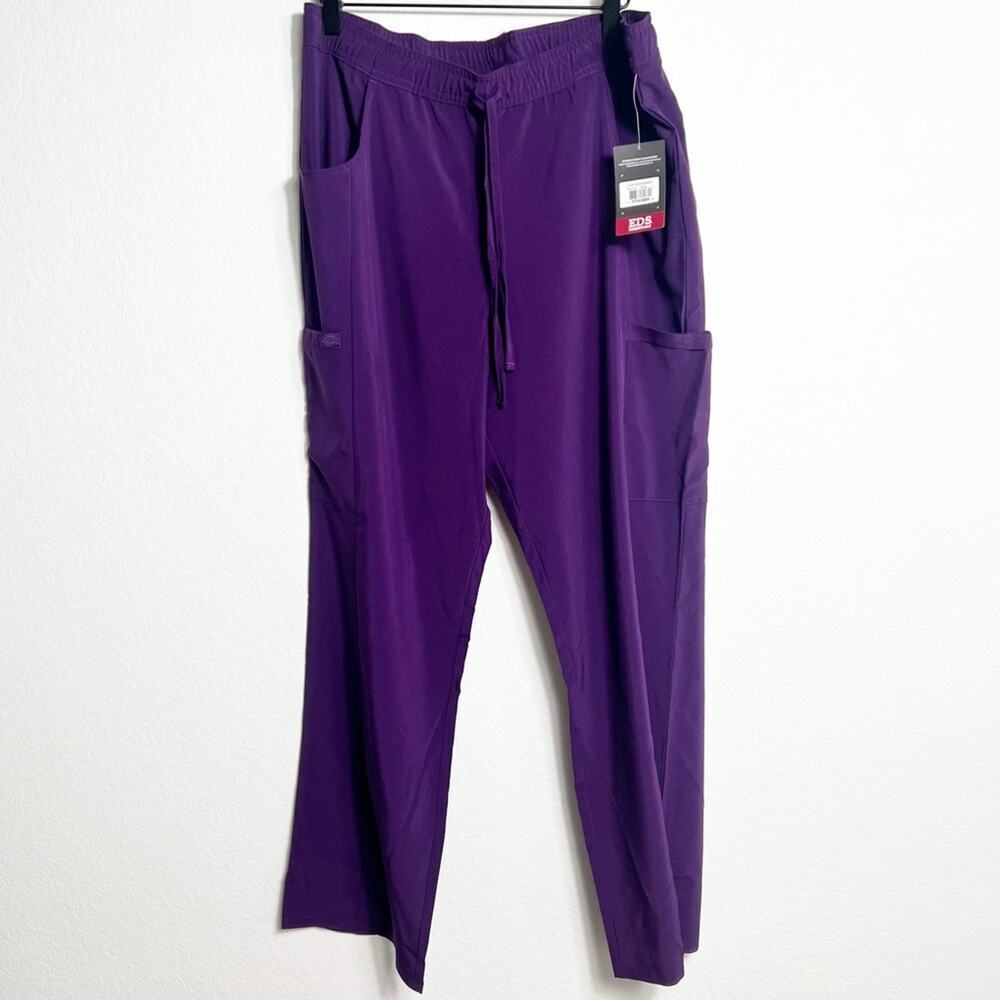 DICKIES MEDICAL EDS ESSENTIALS PURPLE WOMEN PANTS BRAND NEW SIZE LARGE